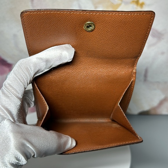 07 Louis Vuitton Monogram Porto Monevier Cardi Double Hook Trifold Wallet Unisex - Picture 12 of 17